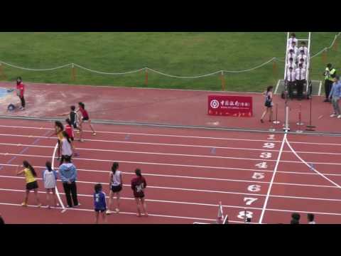 2017-2-22 Inter-School Athletics Competition 2016-2017 D1 - 4 x 400m Relay Girls B Grade Heat 1