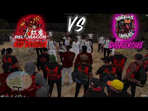 DANGEROUS (DF) VS RED DRAGON (RD) / AKHIRNYA BENTROK JUGA / GTA 5 ROLEPLAY #kotakitarp #gta #gtarp