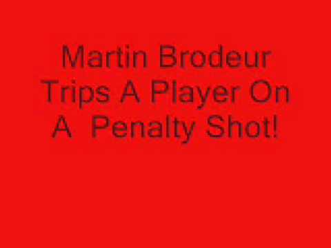 NHL 09 (PS3) martin brodeur tripping