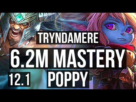 TRYNDA vs POPPY (MID) | 6.2M mastery, 700+ games, Legendary | NA Diamond | 12.1