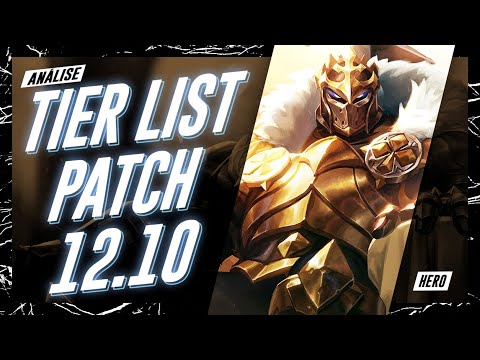 TIER LIST PATCH 12.10 FOCADO EM LOW ELO