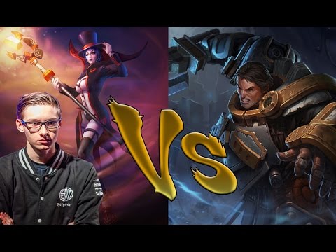 Bjergsen   Le Blanc vs Garen   Ranked 9 12 2014