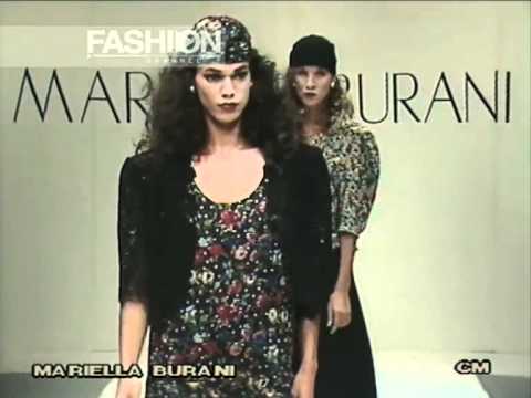 "Mariella Burani" Spring Summer 1990 Milan Pret a Porter Woman by Canale Moda