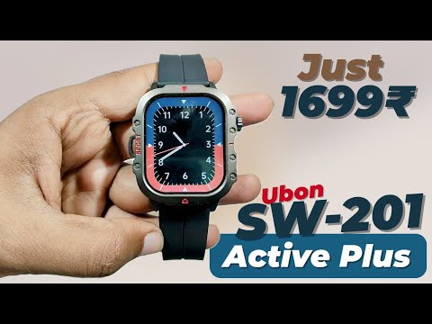 Ubon SW-201 Active Plus smartwatch Review | Best Rugged Smartwatch under 2000
