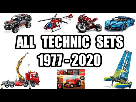 ALL LEGO TECHNIC SETS 1977 - 2020  (LEGO TECHNIC HISTORY)