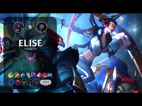 Elise Jungle vs Kindred - EUW Master Patch 12.23