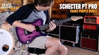 Video thumbnail for No Talking...Just Tones | Schecter PT Pro - Trans Purple Burst by Peach Guitars