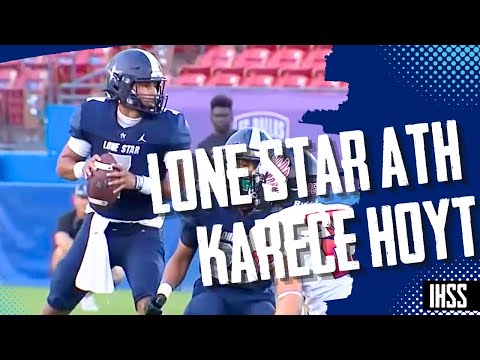 Karece Hoyt Shines as Lone Star's Rising QB Star!