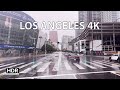 Rainy Downtown Los Angeles - 4K HDR - Ambient Drive TV