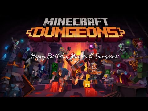Happy Birthday Minecraft Dungeons! 🥳
