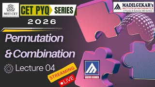 CET PYQ Permutation and Combination