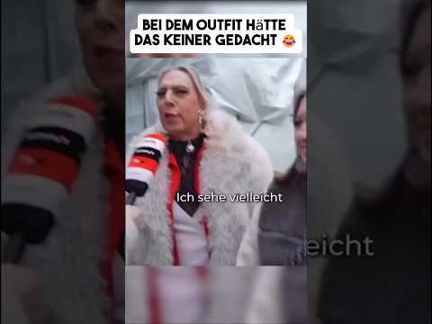 Bei DEM Outfit hätte das keiner gedacht 😂