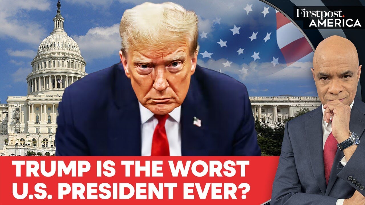 US Poll: 4 in 10 Americans Call Trump "Worst President Ever" | Firstpost America | N18G