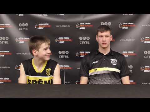 CEYBL U13 - Press conference, 10.2.2023, BK Brandýs nad Labem - Sršni Písek