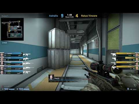 CS:GO POV Demo Astralis Magisk (25/13) vs Na'Vi (de_train)