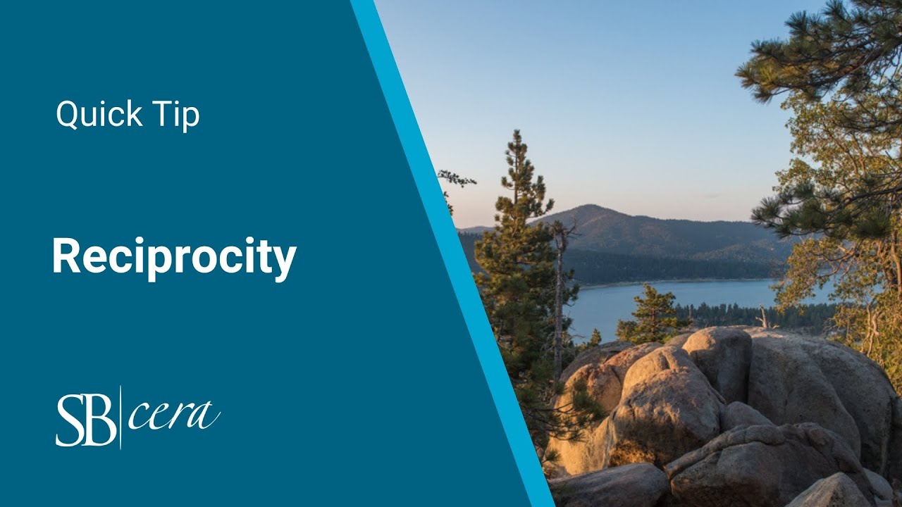 SBCERA Quick Tip - Reciprocity