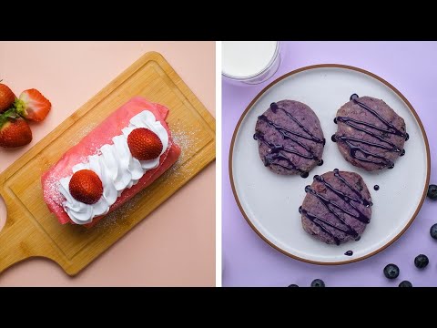 These fruit desserts pop with color!