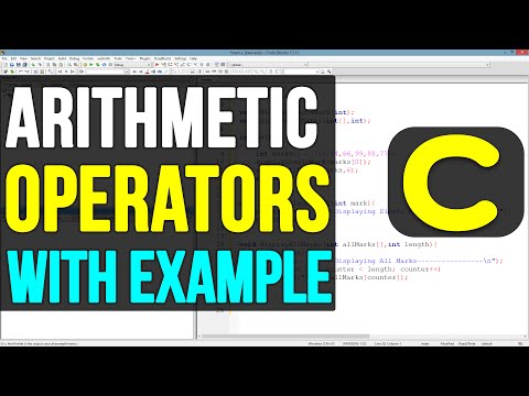 Arithmetic Operators in C Programming Language Video Tutorial