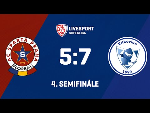 4. semifinále | ACEMA Sparta Praha - 1. SC TEMPISH Vítkovice 5:7