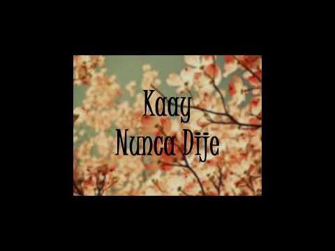 Kaay -Nunca dije -( Slowed + Reverb)