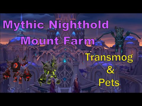 Nighthold Mythic Solo Clear Mount farm Living core + Entrance Guide! World of Warcraft Legion! #wow