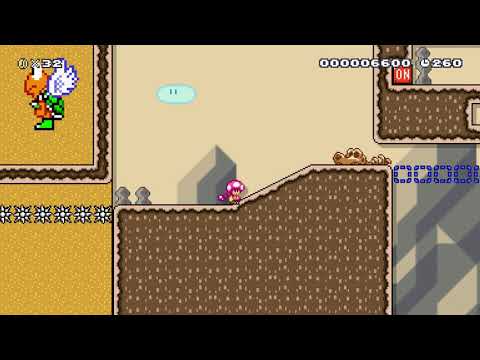Super Mario Maker 2 🔧 Switch Block Desert 🔧 by AdamL