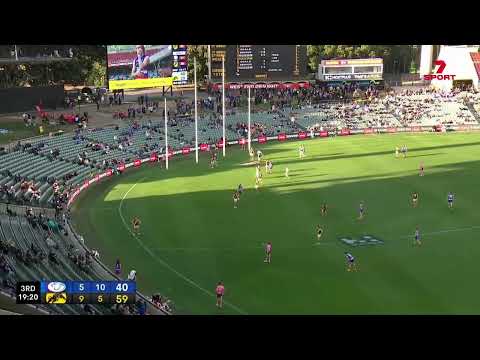 Prelim Final Hostplus SANFL Snapshot - Central's Kai Pudney kicks a long bomb set shot