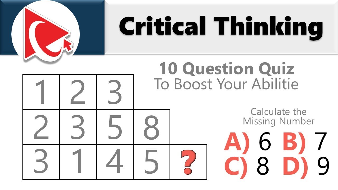Think Smarter, Not Harder: Boost Your Critical Thinking Skills!