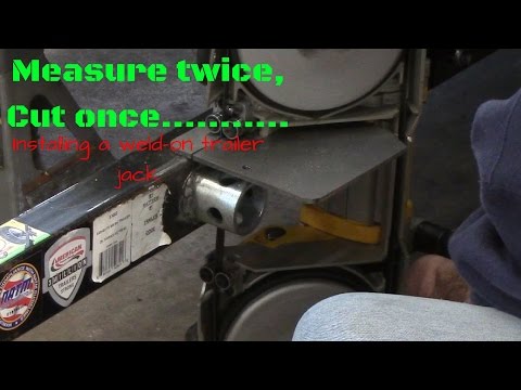Weld on trailer jack