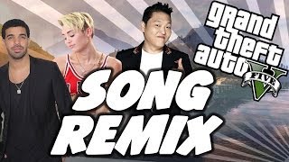 GTA 5 Characters SING Wrecking Ball, Call Me Maybe &amp; MORE!