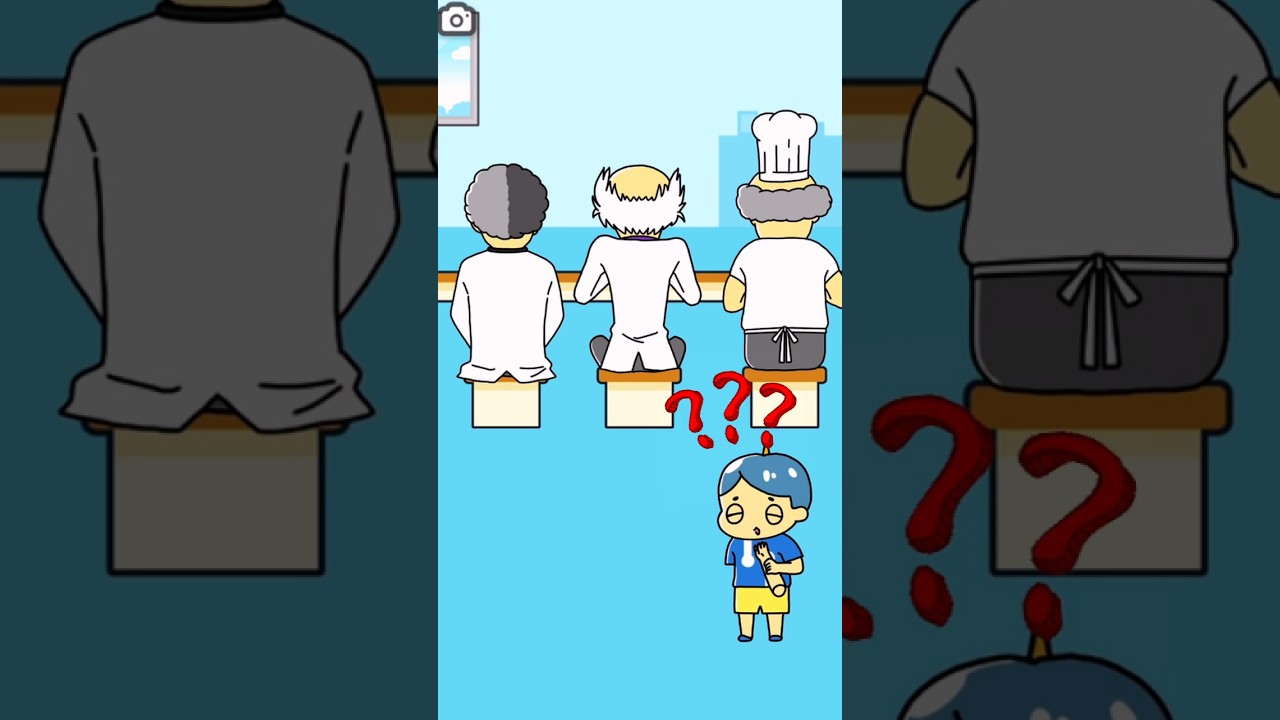 博士はどれ? 🙄  [ロボット中学生] #ゲーム #スマホ ゲーム #shorts #viral