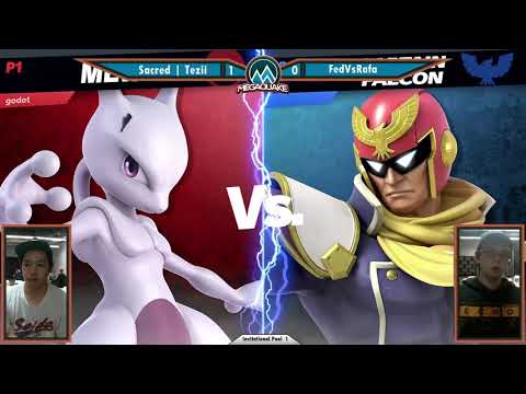 Megaquake Invitational - Round Robin Pools - Sacred | Tezii(Mewtwo) vs FedVsRafa(Cpt. Falcon)