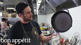 How to Clean a Cast-Iron Skillet with Brad | Bon Appétit