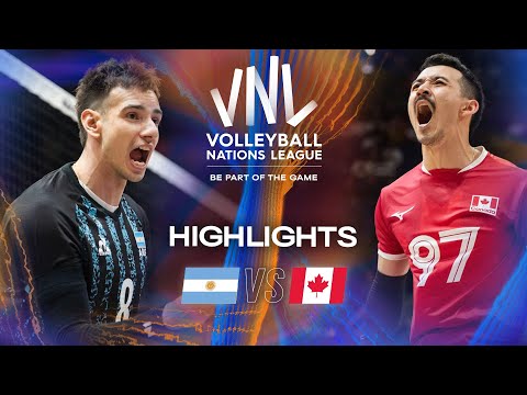 Argentina 🇦🇷 vs. Canada 🇨🇦 - Highlights | Week 1 | Men's VNL 2025