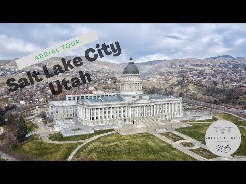 Salt Lake City Utah Drone Flight
