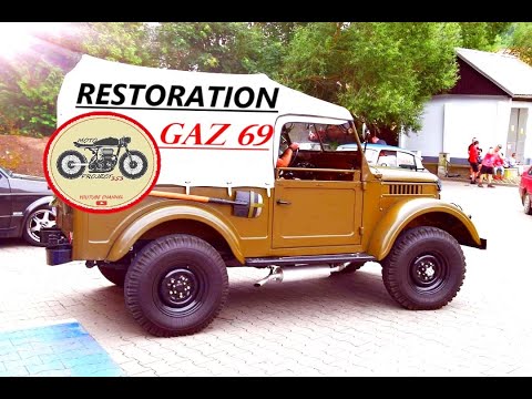 FULL RESTORATION OLD CAR GAZ-69 1970R.