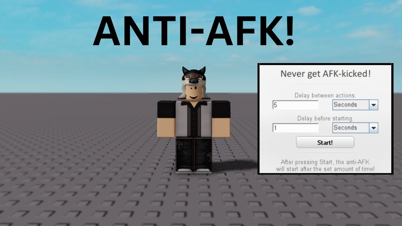 Roblox working Anti-Afk 