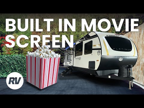 RV with Built-In Movie Screen! 2025 Wildwood FSX 30VCVIEWX