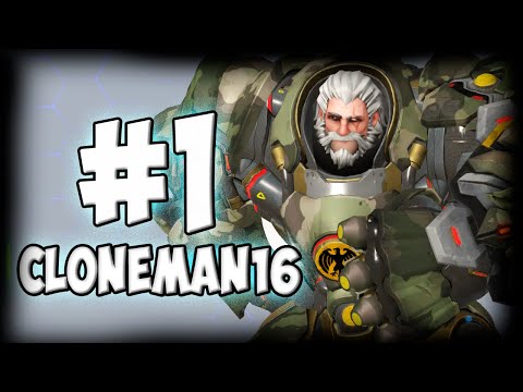 Buff REINHARDT! CLONEMAN16 INSANE REINHARDT + WINSTON! OVERWATCH GAMEPLAY SEASON 25 TOP 500