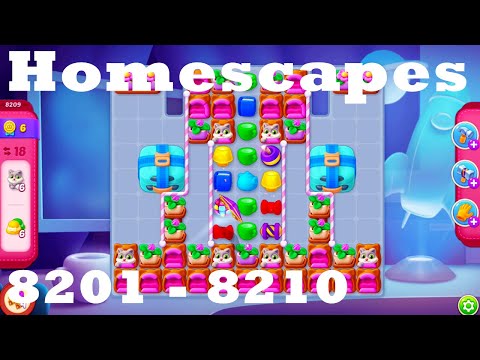 Homescapes Level 8201 - 8210 HD Walkthrough | 3 - match game | gameplay | android | ios | pc | app
