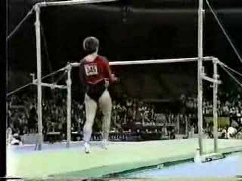 Bettina Schieferdecker -1988 Olympics Team Compulsories - Uneven Bars