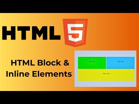 Html Block Vs Inline Elements Beginner Web Development Tutorial