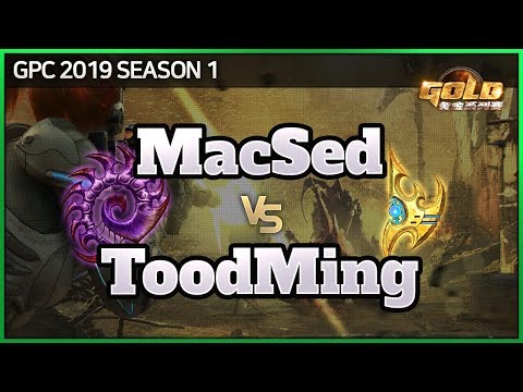 【스타2】MacSed (P) vs TooDming (Z) - GPC 2019 시즌 1 16강