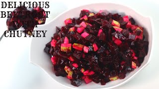 Best Beetroot with Chutney Salad #easyrecipe #healthyrecipestasty #beetroot