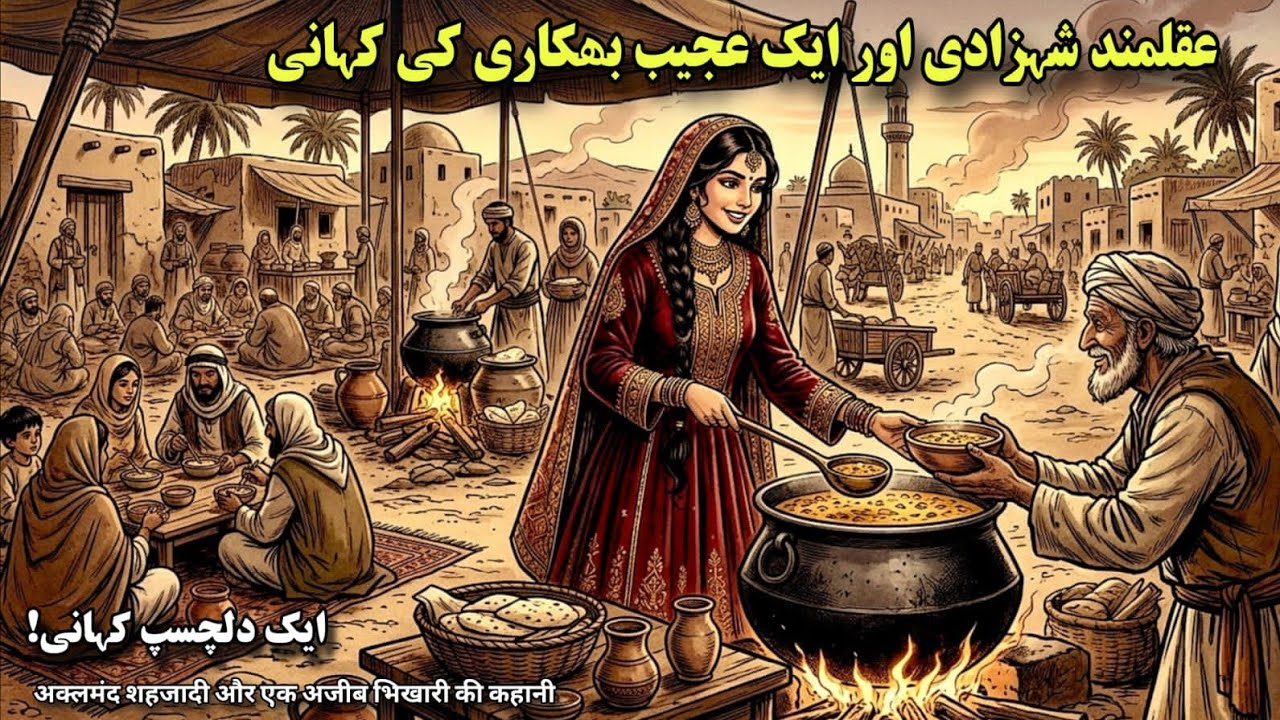 Aqalmand Shehzadi Or Ajeeb Bhikari Ki Kahani || Moral Stories in Urdu || Hindi Moral Stories