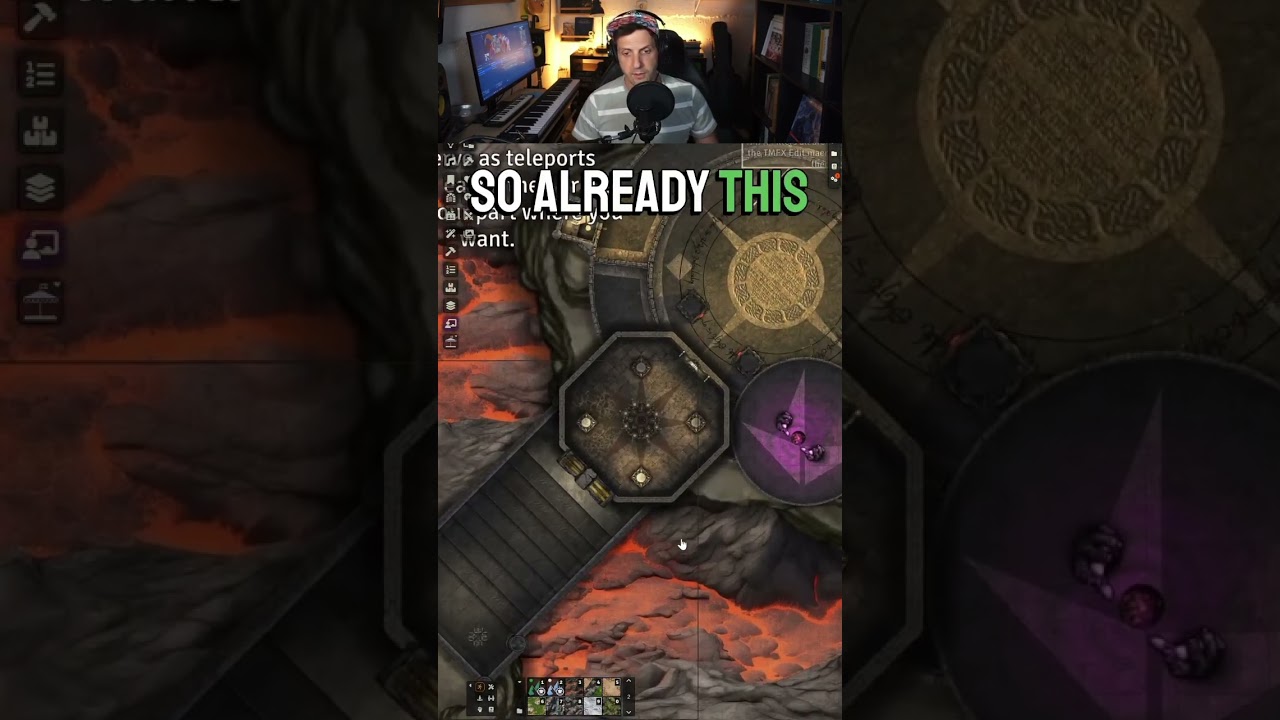 Change your whole map in seconds! #foundryvtt #gaming #dungeonsanddragons #ttrpg #mapmaking