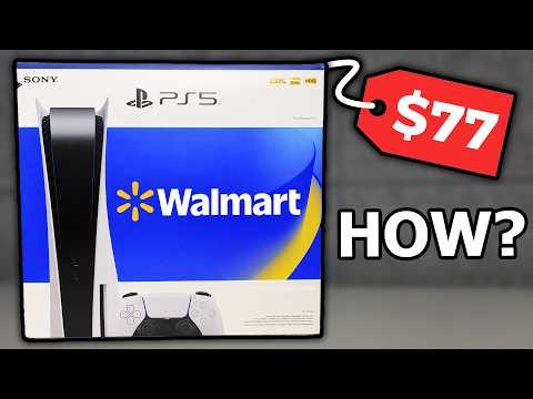 I bought a $77 PS5 from Walmart... 🤨