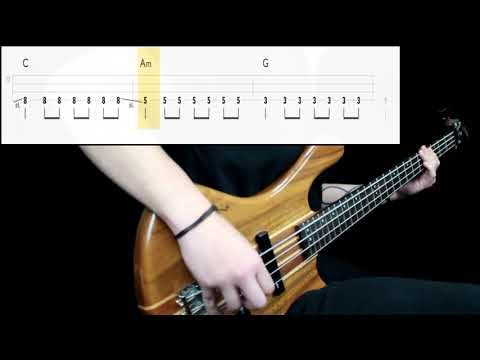 Nada Surf - Rushing (Bass Only) (Play Along Tabs In Video)