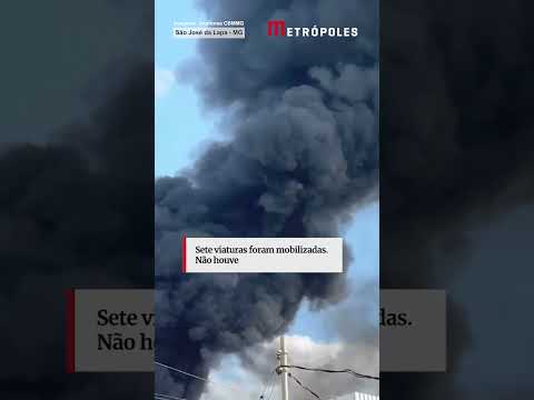 Cinco galpões pegam fogo em São José da Lapa MG