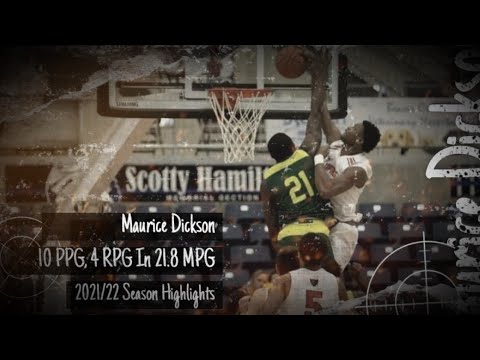 Maurice Dickson 2021/22 Season Highlights HD